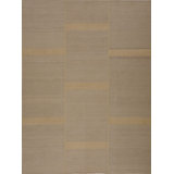 Geometric Area Rug in Brown