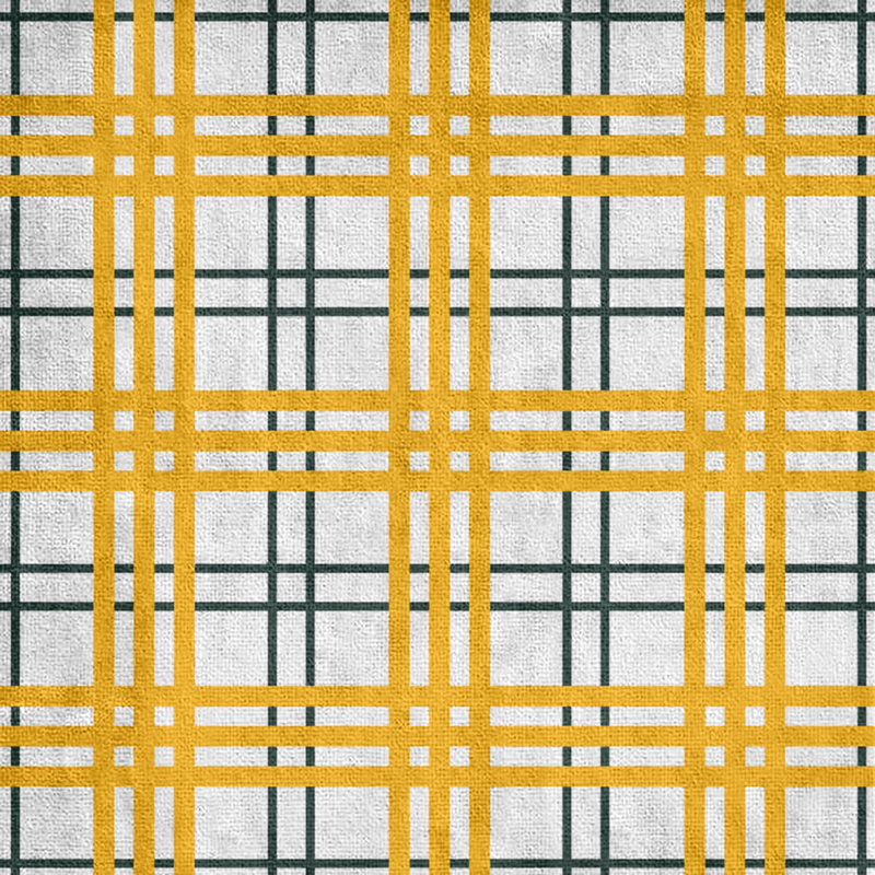 Beach Towel, White/Dark Green/Gold, Polyester/Cotton Blend