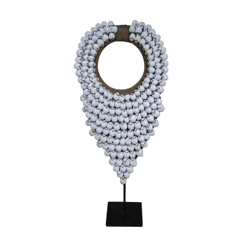 Ornement décoratif collier coquillage 4