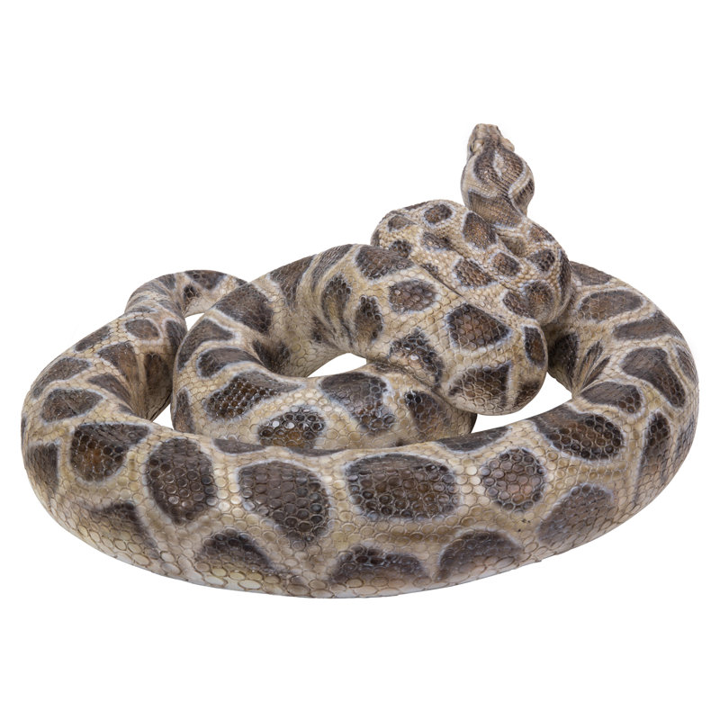 CURLED UP PYTHON STATUE