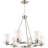 6 - Light Wagon Wheel Chandelier