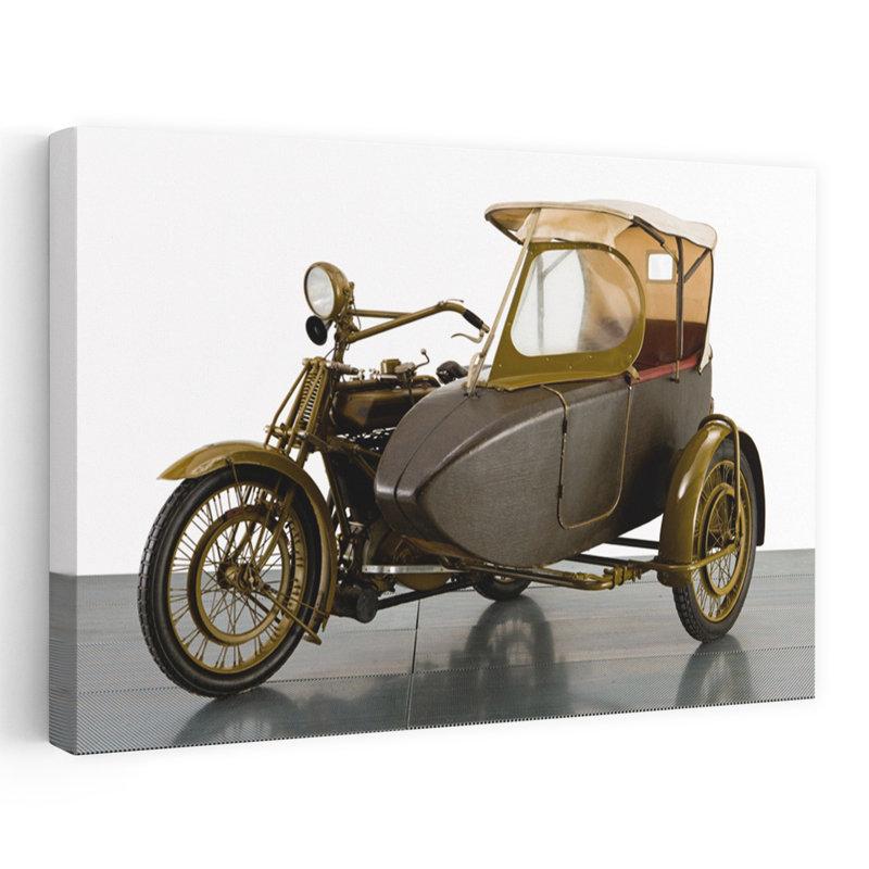 1915 Motosacoche 996Cc Combinaison de motocyclette, paysage abstrait classique, art mural, H 40 po x l 60 po