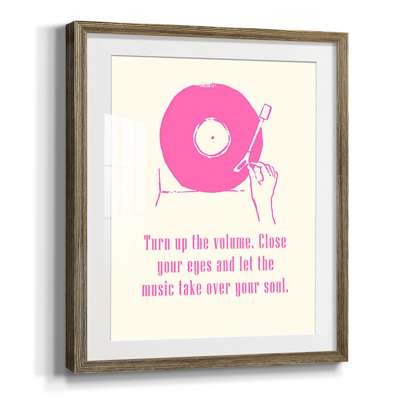 «Sweet Melody III», reproduction encadrée de qualité supérieure, prête à être accrochée, Papier avec cadre noyer