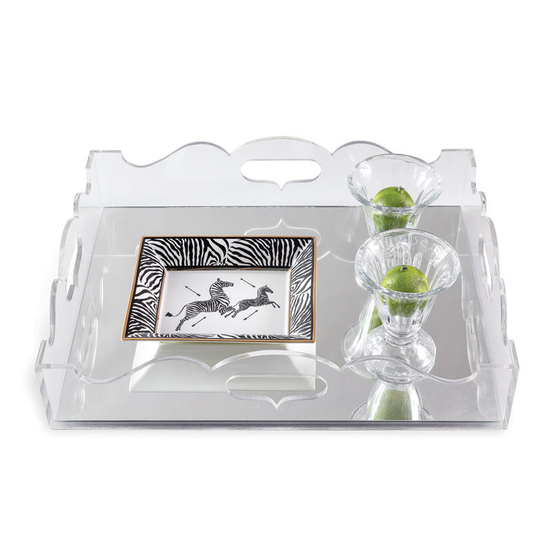Queen Anne Decorative Tray, Clear
