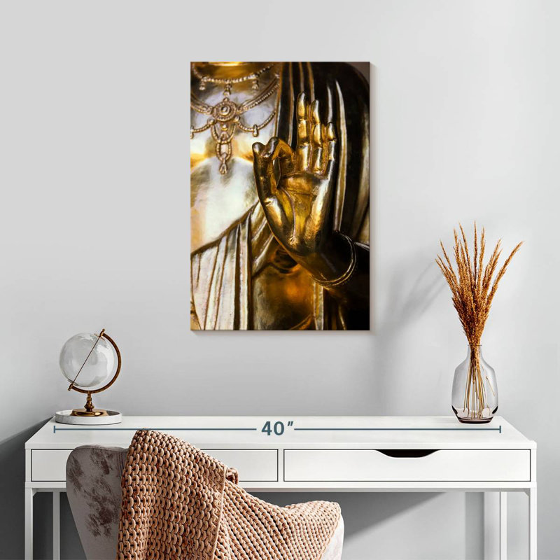 Adella Golden Buddha Hand, 24" H x 16" W