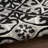 Minvydas Aloha  Geometric Black White Indoor/Outdoor Area Rug-1250576408