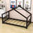 Bunche Wood House Platform Bed-1452368216-1452368214