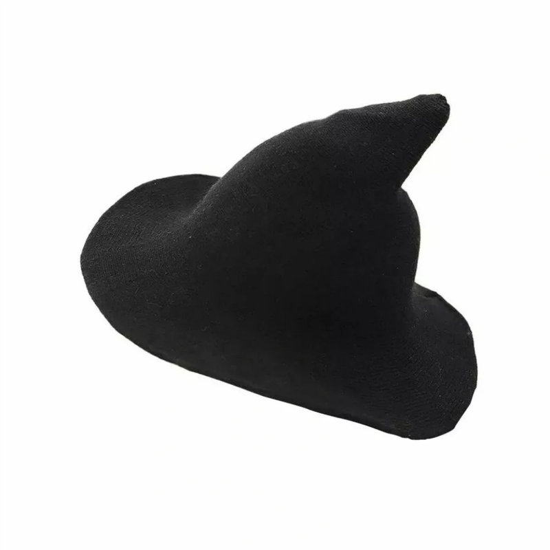 Chapeau de sorcière d'Halloween chapeau de sorcière femme, Noir