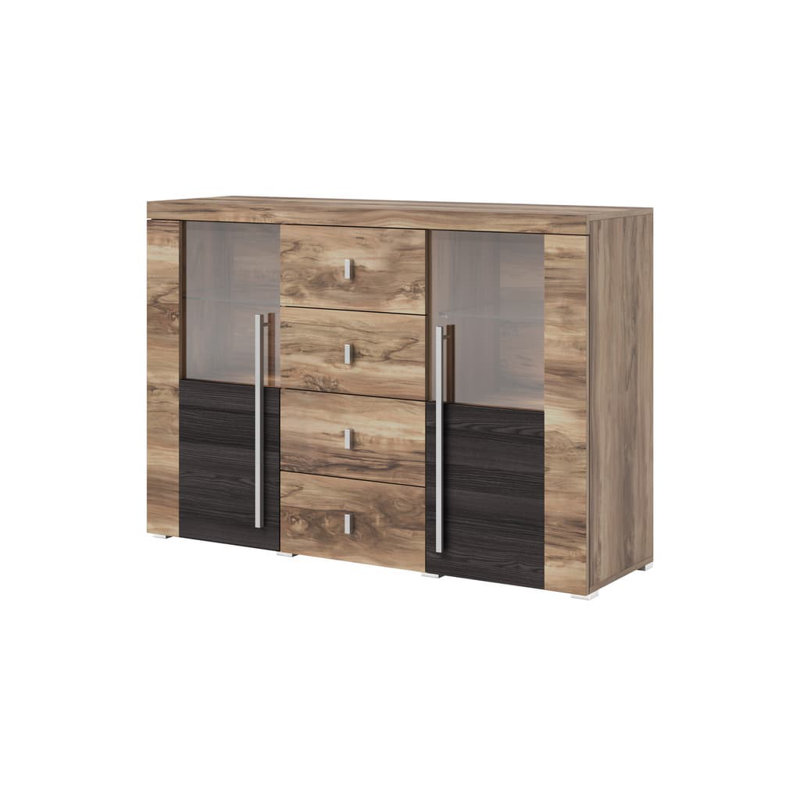 Belo 132cm Sideboard, Oak Satin