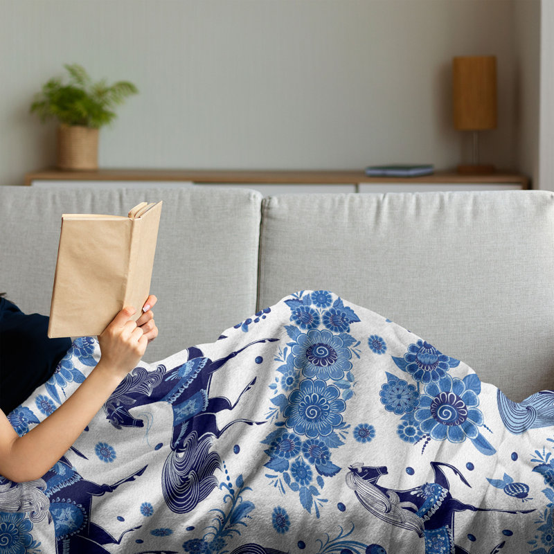 Hand Woven Throw Blanket, 60" x 80"