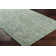 Tapis vert / bleu sarcelle en laine touffeté à la main Balcom