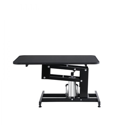 43" Hydraulic Pet Grooming Table, Heavy Duty Dog Grooming Arm for Medium/ Small Dogs, Height Adjustable Dog Grooming Station, Anti Slip Tabletop /Dog Grooming Station, Max Bearing 400LBS