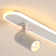 White LED Adjustable Fixed Track Head