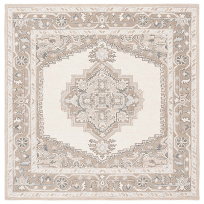 Tapis oriental en laine et coton touffeté à la main Metro