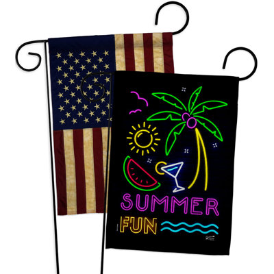 Double Sided 18.5'' H x 13'' W Polyester Garden Flag