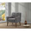 Fauteuil capitonné 25 po Mid Century-27887566