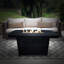 Table de foyer d'extérieur au propane / gaz naturel en aluminium Sunbeam Edge
