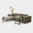 Boneless 112"W 2-Piece Upholstered Sectional-1285852327