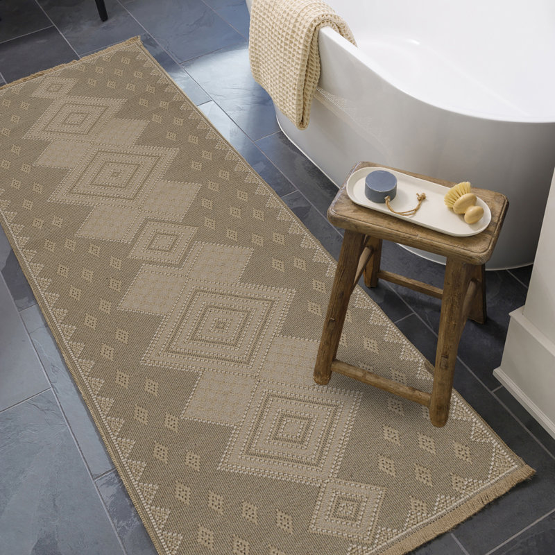 Jute Boho Runner Beige/Cream_MYS2305, Runner 79 x 220cm