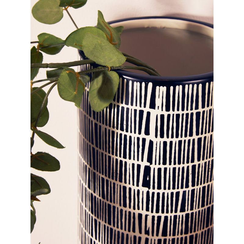 Andrighetti Earthenware Table Vase, 40cm H x 15cm W x 15cm D