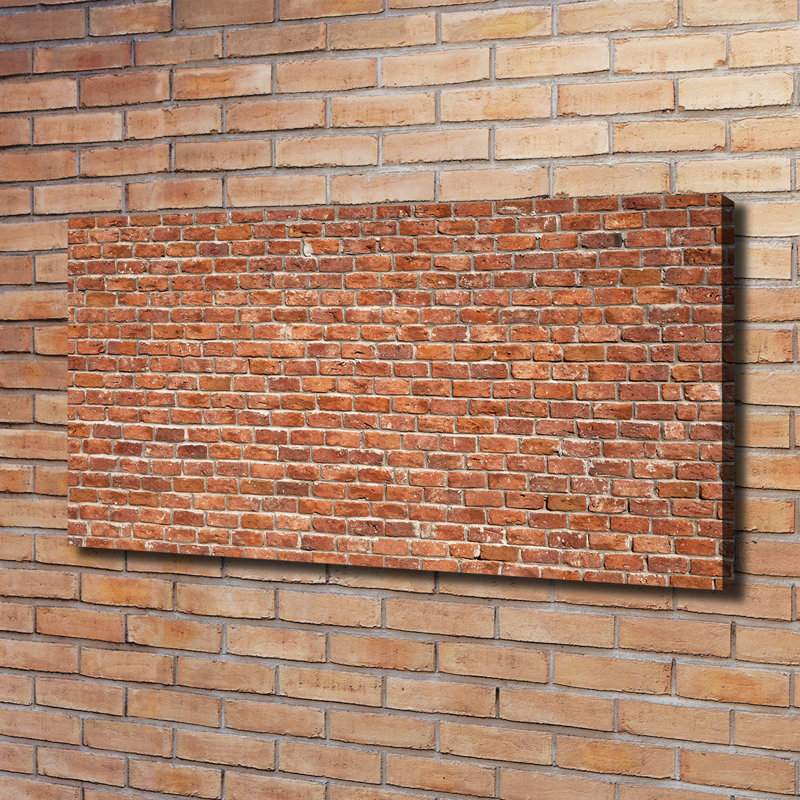Brick Wall - Wrapped Canvas Print