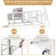 Chicken Coop Hen House Outdoor Wooden Poultry Cage