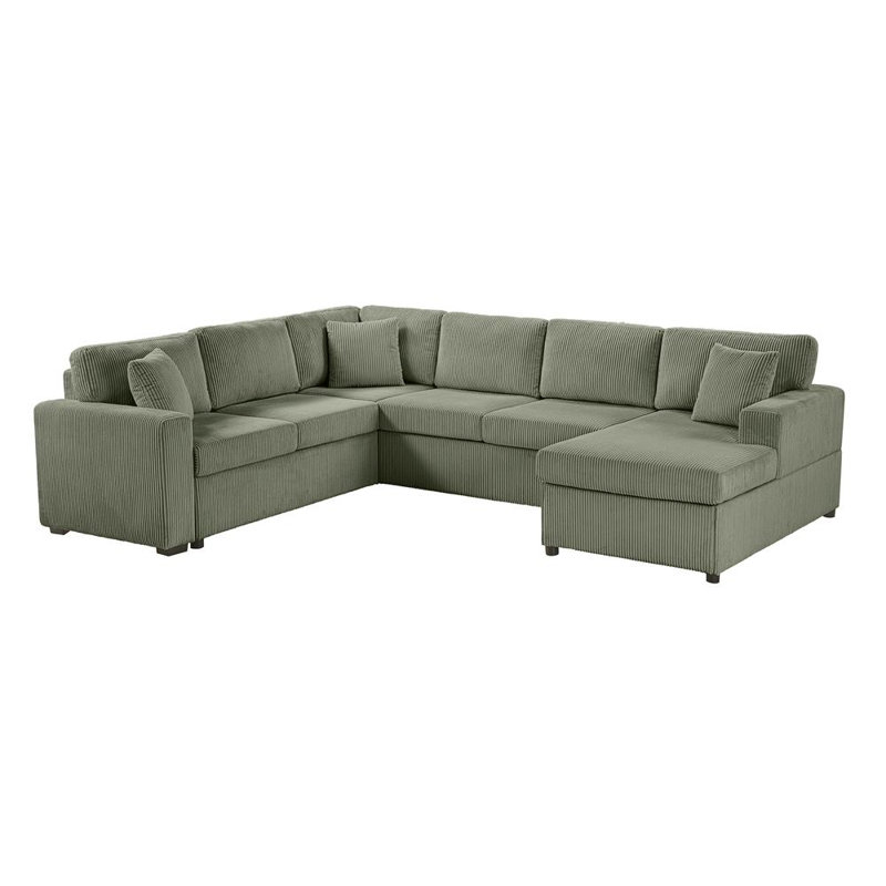 Elegant U-Shaped Living Sofa
