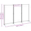 180cm H Folding Room Divider-648295673