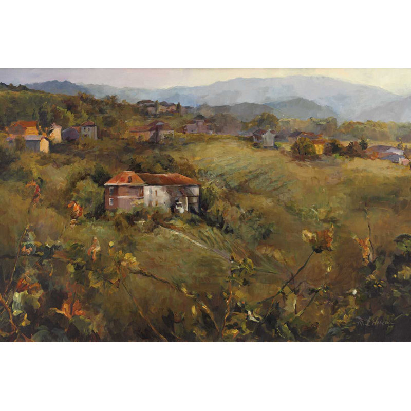 Surplombant la vallée, H 12 po x l 18 po