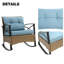 Chaise berçante en métal Xaira-1891722742
