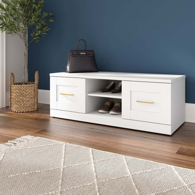 Banc à chaussures avec portes Latitude Run® 48W
