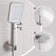 Système compact de douche à pluie compacte avec pomme de douche et douche à main