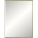 Warm Silver Ridgeline Mirror