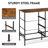 Ojaswi 42.3" W 6-Drawer Dresser With Wooden, Modern Tall Storage Dresser With Metal Frame For Bedroom, TV Stand For 50 Inches TVs, Hallway, Entryway-1951298356