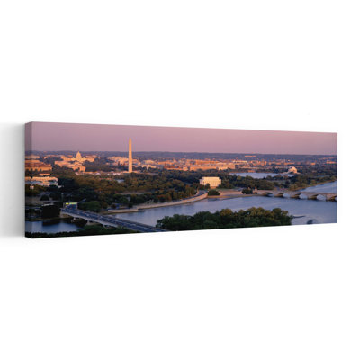 Aerial, Washington Dc, District Of Columbia, Usa Abstract Contemporary City Landscape Wall Art