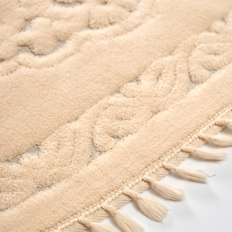 Ensemble de 2 tapis de bain Haversham, Crème