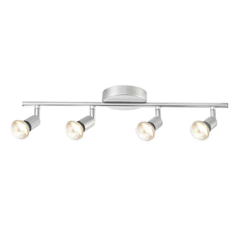 Mazon 19.7'' 4 -Light Rail Track Kit with Dimmable and Adjustable Head