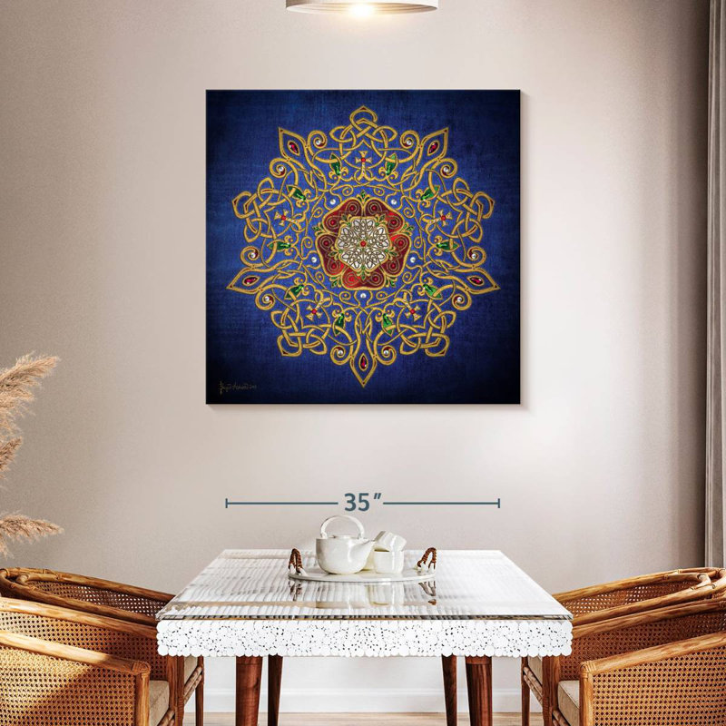 Celtic Tudor Rose, 39" H x 39" W