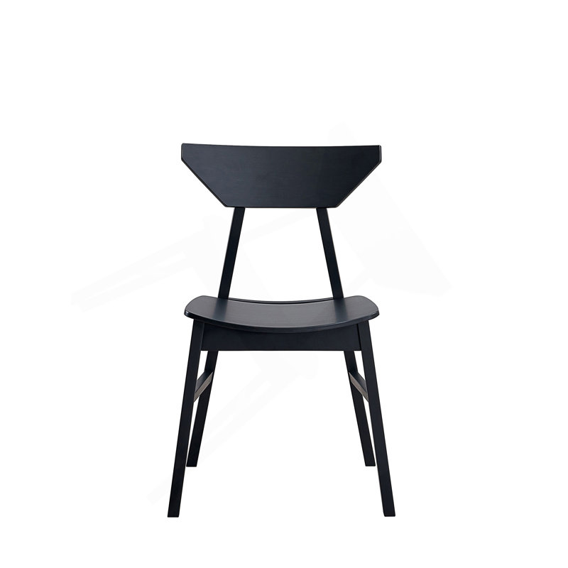 Ensemble de salle à manger 5 pièces rectangulaire avec table robuste et quatre chaises confortables pour les repas de tous les jours.