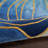 Handmade Hand Tufted Viscose Area Rug in Blue/Purple/Yellow-87183720