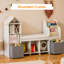 Compartment Solid Wood Book Display