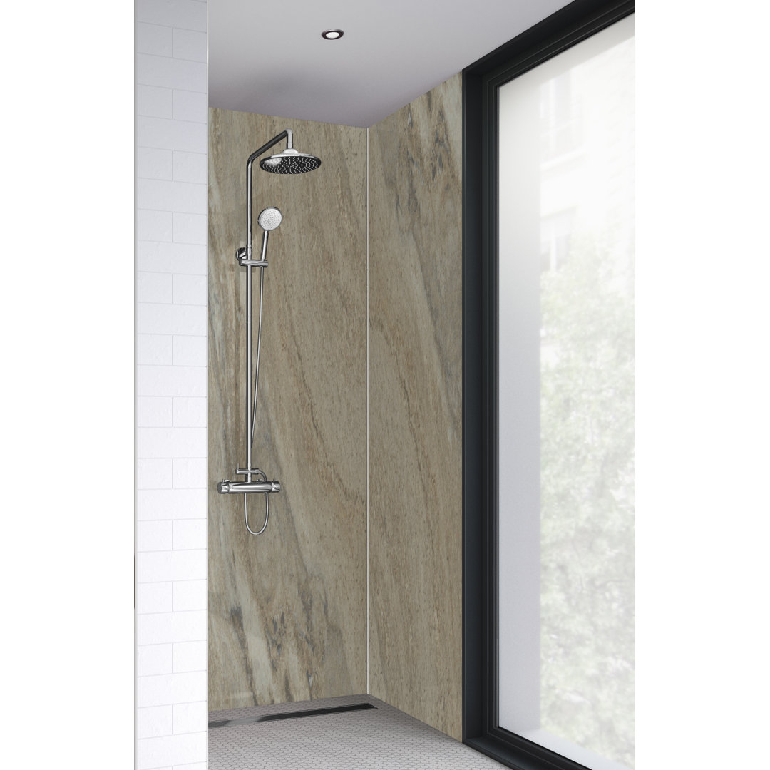 120mm W x 242mm H Decorative Wall Panel with Glass