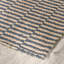 Monterey Jute / Sisal Striped Area Rug in Blue-989397285
