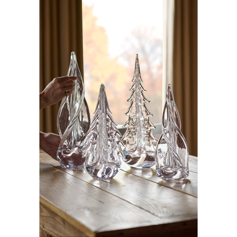 Crackle Four Sided Evergreen, 12 Inch