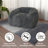Bilbao Faux Fur Bean Bag Armchair-118602363
