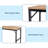 48" Heavy-Duty Adjustable Workbench For Garage, Shop Table W/Rubber Pads,  Workstation Weight Capacity Over 2000 Lbs