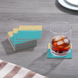 Cork Square 12 Piece Coaster Set