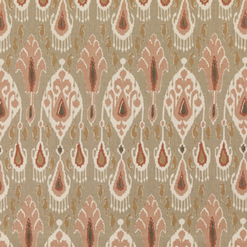 Chifu Bokhara Ikat Performance Fabric, Neutral