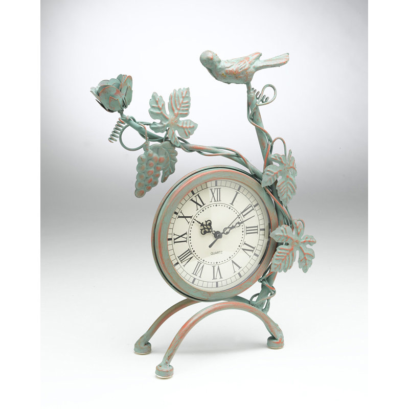 Horloge de table Bird and Grapevine