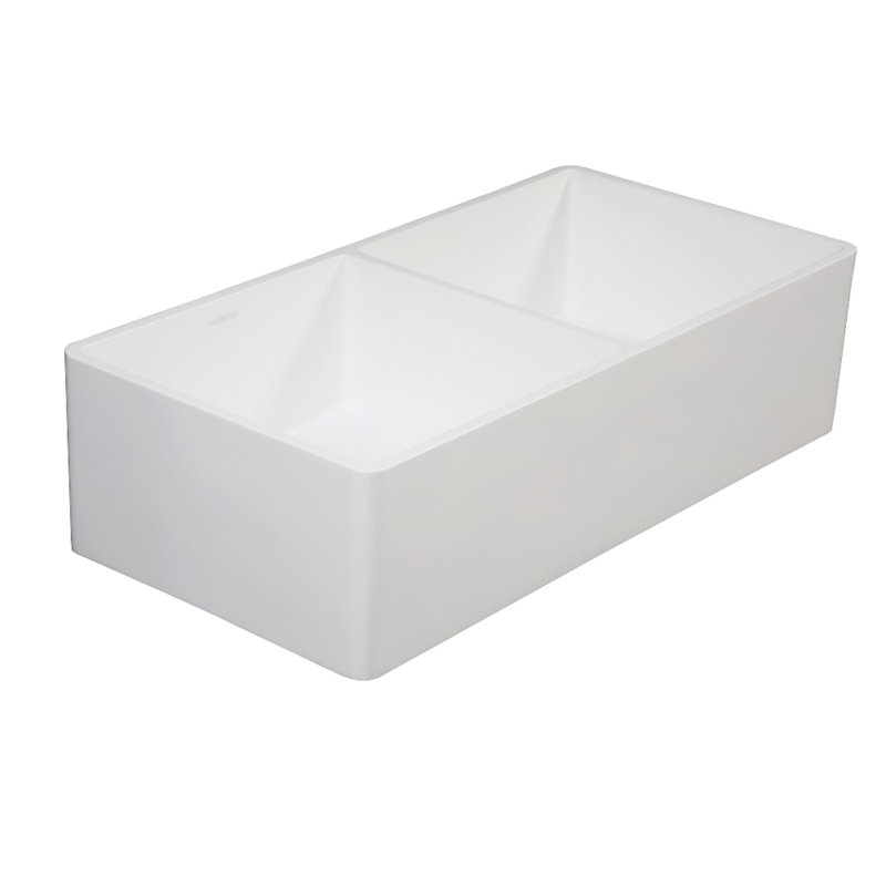 Arcticstone 36" x 18" Double Basin Farmhouse/Apron Kitchen Sink
